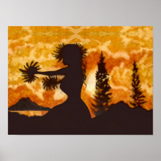 Affiche Danseuse de hula  (Devant)