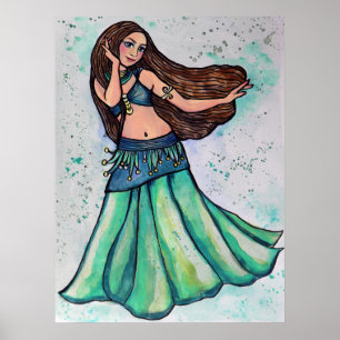 Affiche Danseuse du ventre