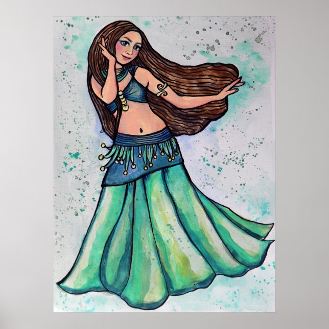Affiche Danseuse du ventre (Devant)