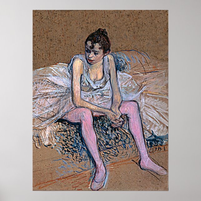 Affiche Danseuse en Pink Tights (Devant)