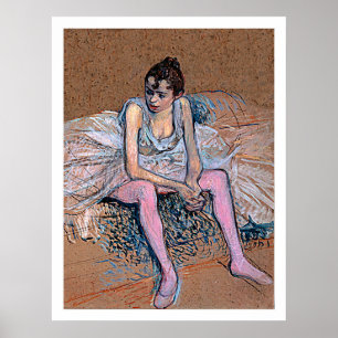 Affiche Danseuse en Pink Tights