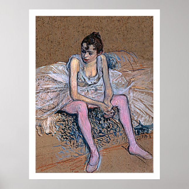 Affiche Danseuse en Pink Tights (Devant)