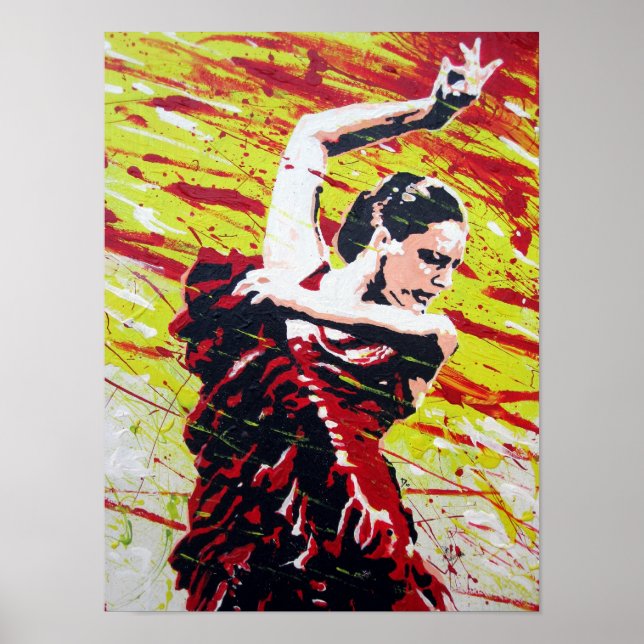 AFFICHE DANSEUSE ESPAGNOLE (Devant)
