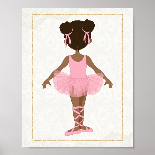 Affiche Danseuse étoile afro-américaine (Devant)