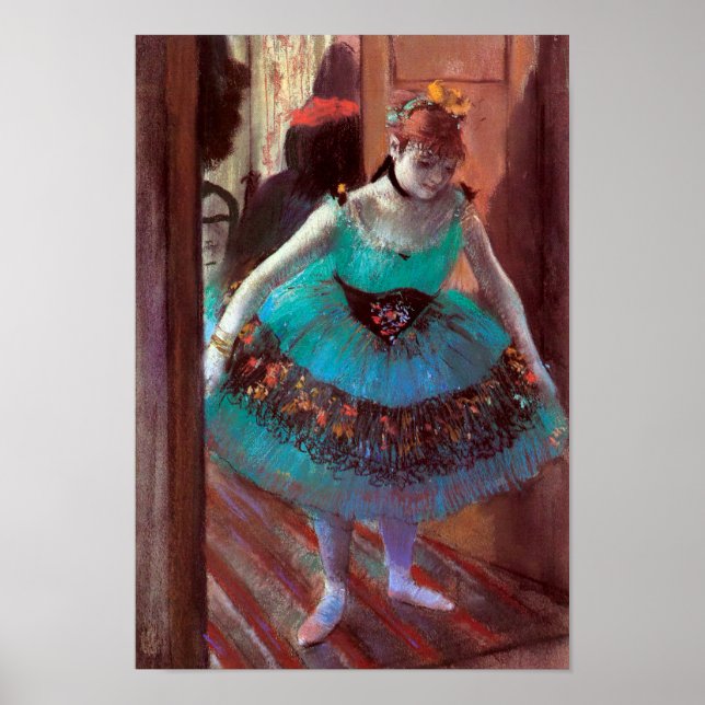 Affiche Danseuse quittant sa chambre à coucher par Degas (Devant)