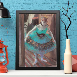 Affiche Danseuse quittant sa chambre à habiller par Edgar