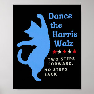 Affiche Dansez The Harris Wheimer 2024 Chat Lady Vote Kama