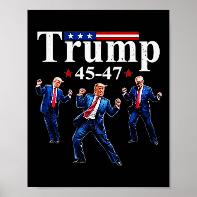 Affiche Dansons comme personne ne regarde Trump 2 janvier (Devant)