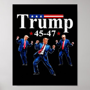 Affiche Dansons comme si personne ne regardait Trump le 2 
