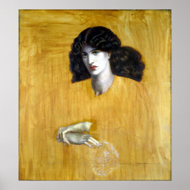 Affiche Dante Gabriel Rossetti La Donna Della Finestra (Devant)