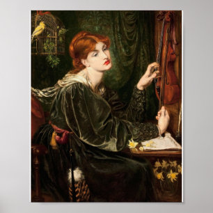 Affiche Dante Gabriel Rossetti - Veronica Veronese