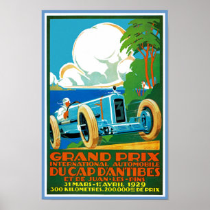 Affiche d'Antibes de Grand prix Du Cap