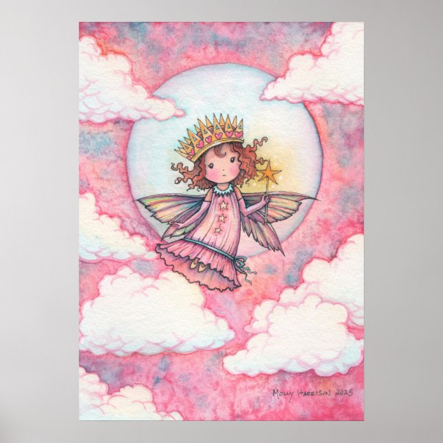 Affiche Daphne Princesse Fée Art par Molly Harrison (Devant)