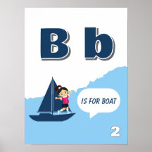 Affiche d'apprentissage de l'alphabet coloré Lettr