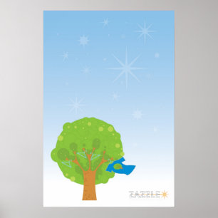 Affiche d'arbre de Zazzle