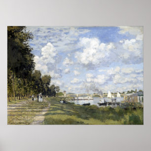 Affiche d'Argenteuil de Claude Monet Bassin