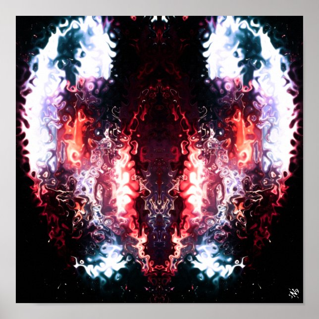 Affiche Dark angel v2 - pareidolia motif (Devant)