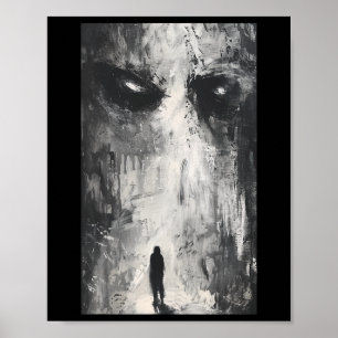 Affiche Dark Gothic Chemin Démon Horreur Art Evil Grunge G
