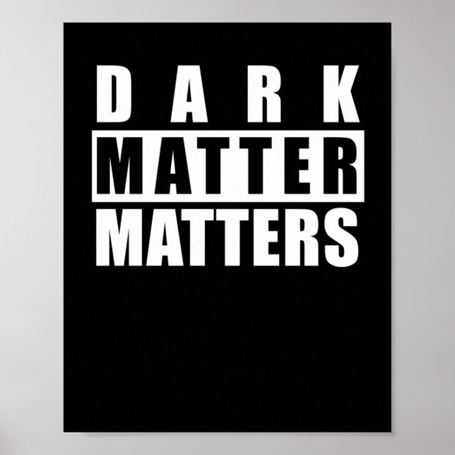 Affiche Dark S - Citation Drôle Pour Les Amateurs De Scien (Devant)