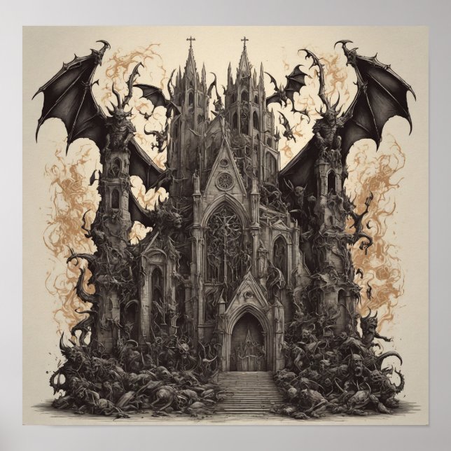 Affiche Dark Sanctum : Libérez votre âme métallique avec g (Devant)