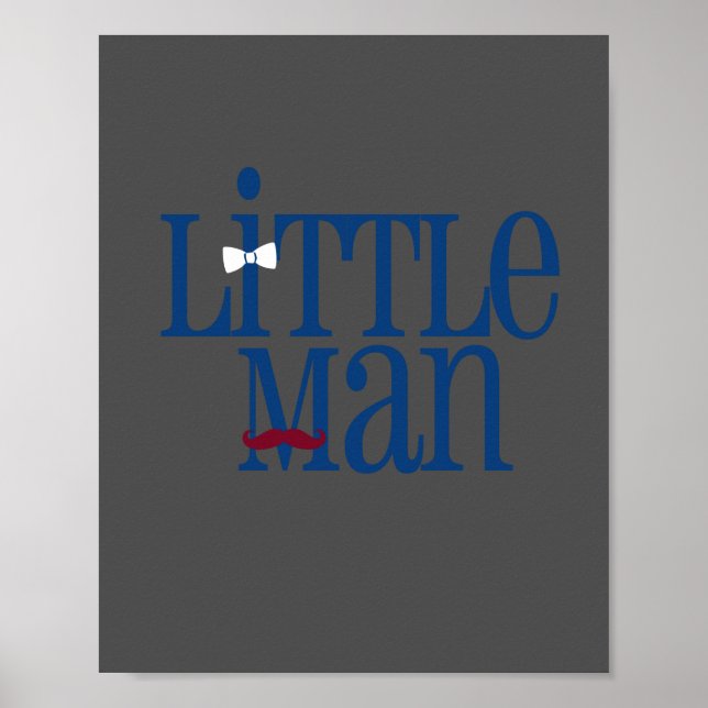 Affiche Darling Dapper Little Man Nursery Wall Art (Devant)