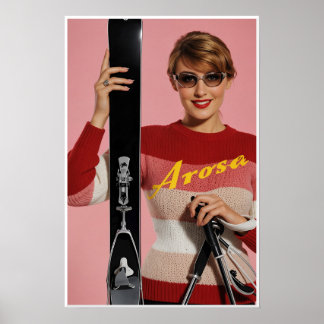 Affiche d'Arosa, Suisse