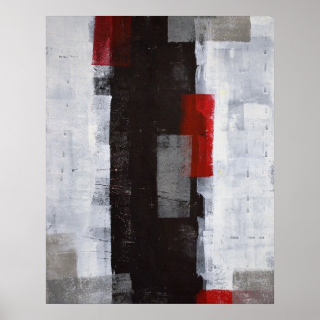 Affiche d'art Abstrait 'Power Trip' Imprimer (Devant)