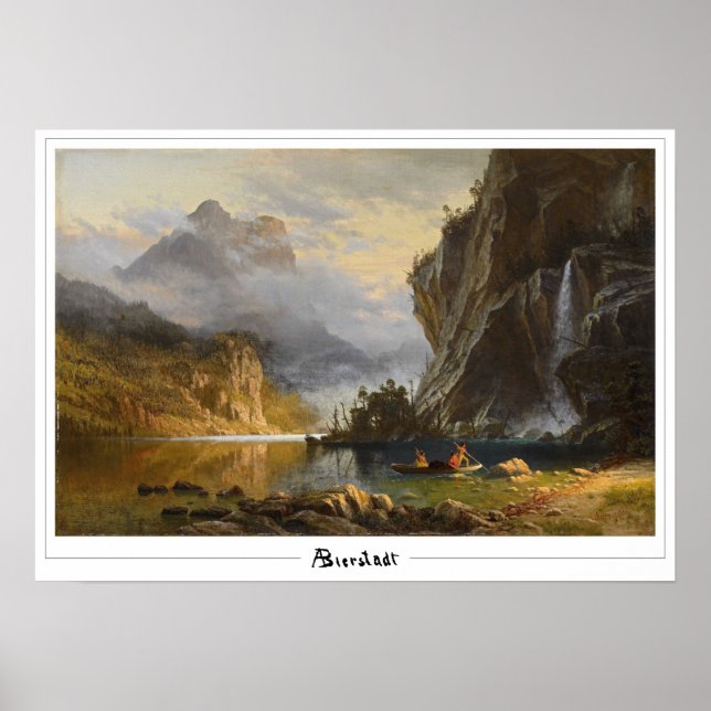 Affiche d'art Albert Bierstadt Zedign #108 (Devant)