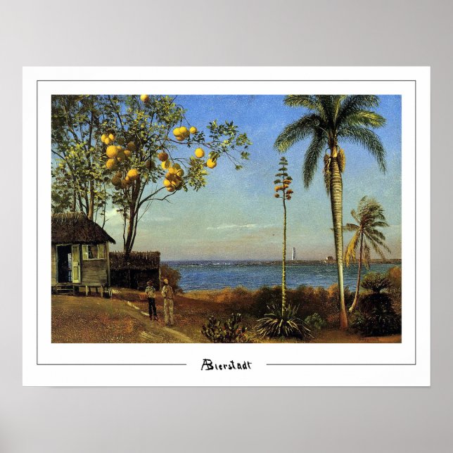 Affiche d'art Albert Bierstadt Zedign #196 (Devant)