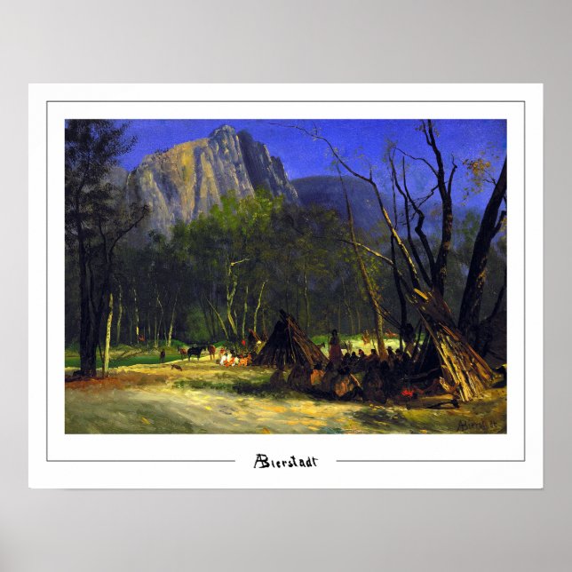 Affiche d'art Albert Bierstadt Zedign #206 (Devant)