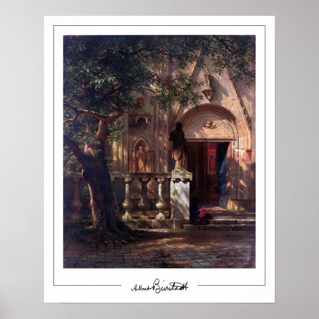 Affiche d'art Albert Bierstadt Zedign #231 (Devant)