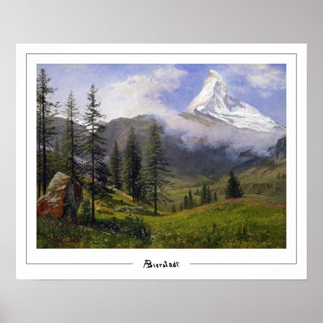 Affiche d'art Albert Bierstadt Zedign #271 (Devant)