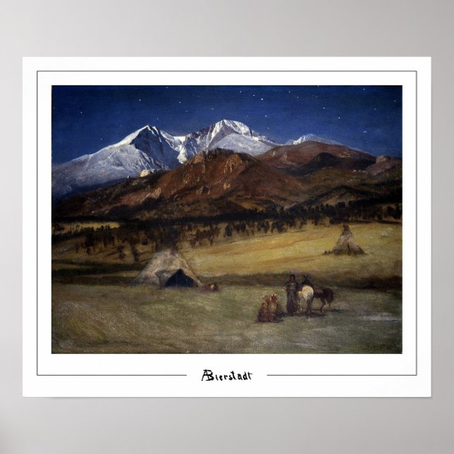 Affiche d'art Albert Bierstadt Zedign #287 (Devant)