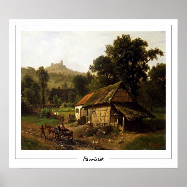 Affiche d'art Albert Bierstadt Zedign #299 (Devant)