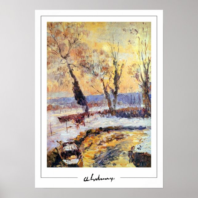 Affiche d'art Albert Lebourg Zedign #3 (Devant)