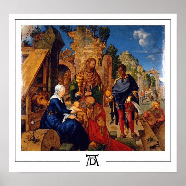 Affiche d'art Albrecht Dürer Zedign #3 (Devant)