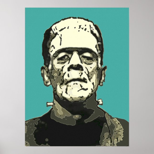 Affiche d'art avec filtre de bande dessinée de mon (Devant)