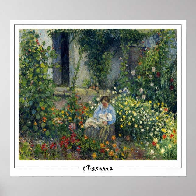 Affiche d'art Camille Pissarro Zedign #129-2 (Devant)