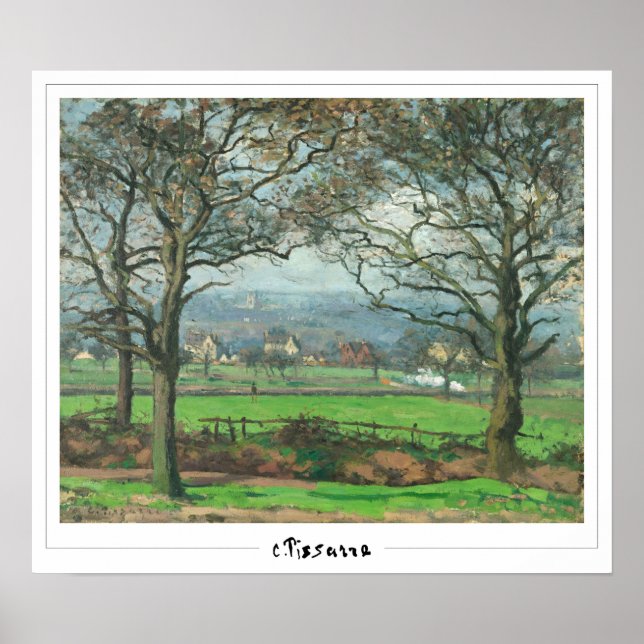 Affiche d'art Camille Pissarro Zedign #13 (Devant)