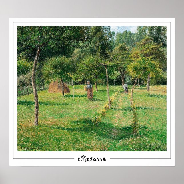 Affiche d'art Camille Pissarro Zedign #152 (Devant)