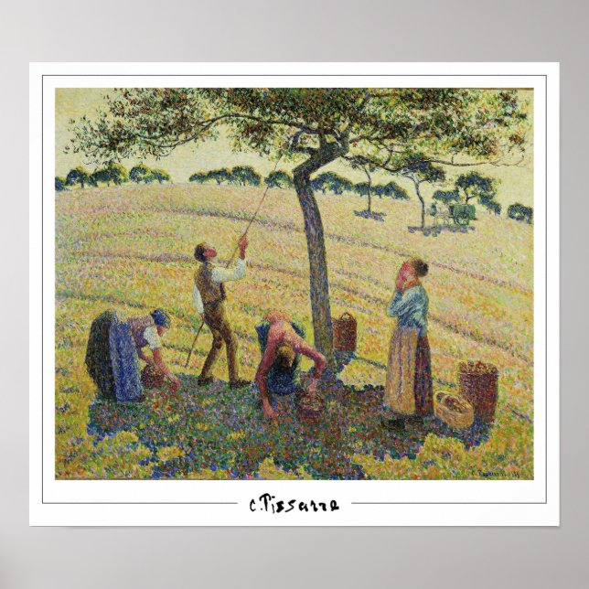 Affiche d'art Camille Pissarro Zedign #214-2 (Devant)