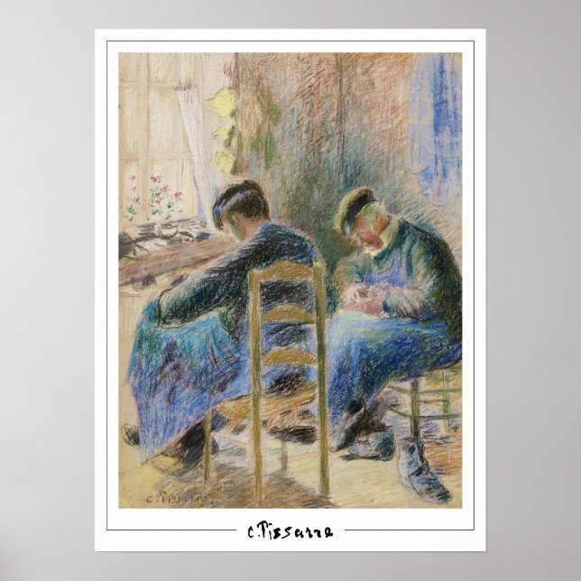 Affiche d'art Camille Pissarro Zedign #252 (Devant)