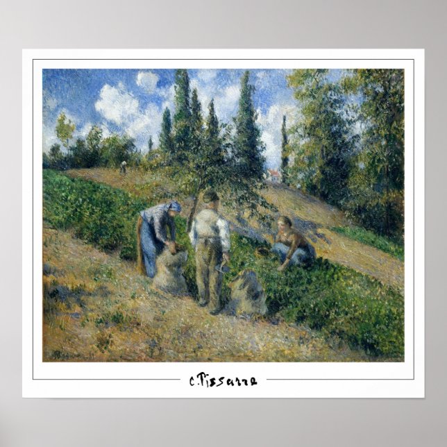 Affiche d'art Camille Pissarro Zedign #283 (Devant)
