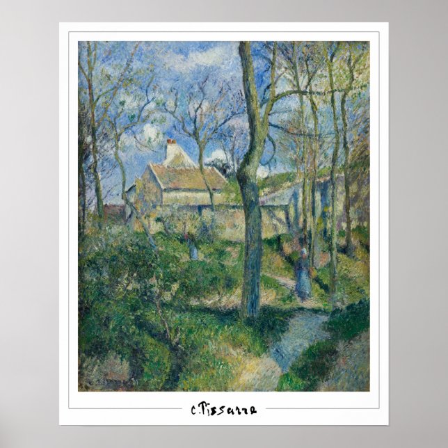 Affiche d'art Camille Pissarro Zedign #3 (Devant)