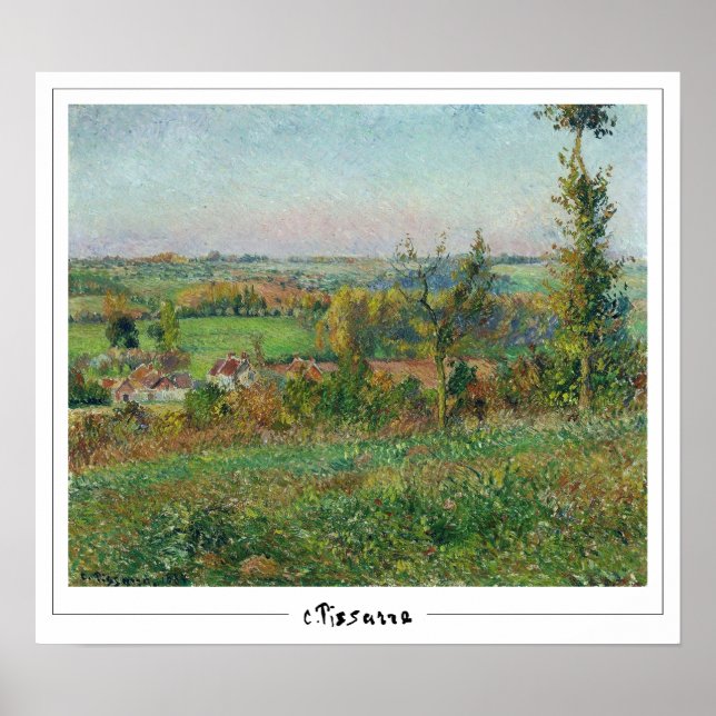 Affiche d'art Camille Pissarro Zedign #31 (Devant)
