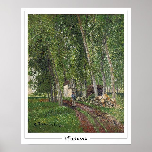Affiche d'art Camille Pissarro Zedign #384 (Devant)