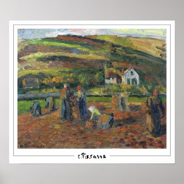 Affiche d'art Camille Pissarro Zedign #394 (Devant)
