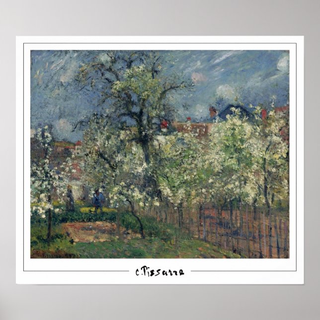 Affiche d'art Camille Pissarro Zedign #407 (Devant)