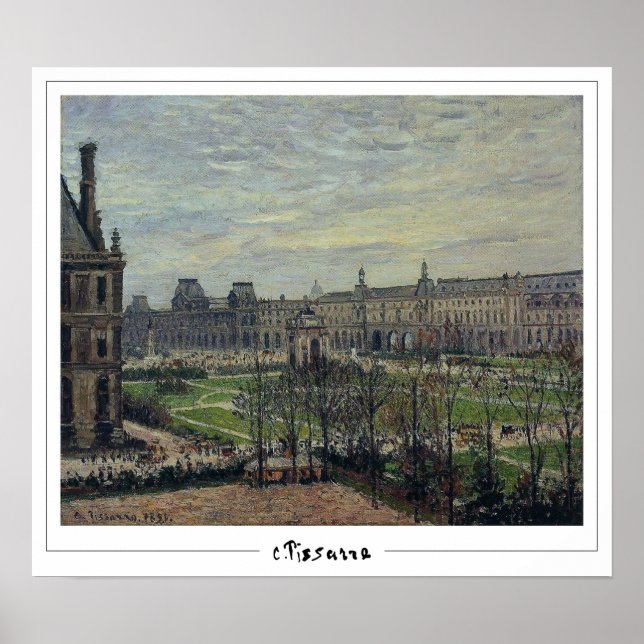 Affiche d'art Camille Pissarro Zedign #496-2 (Devant)