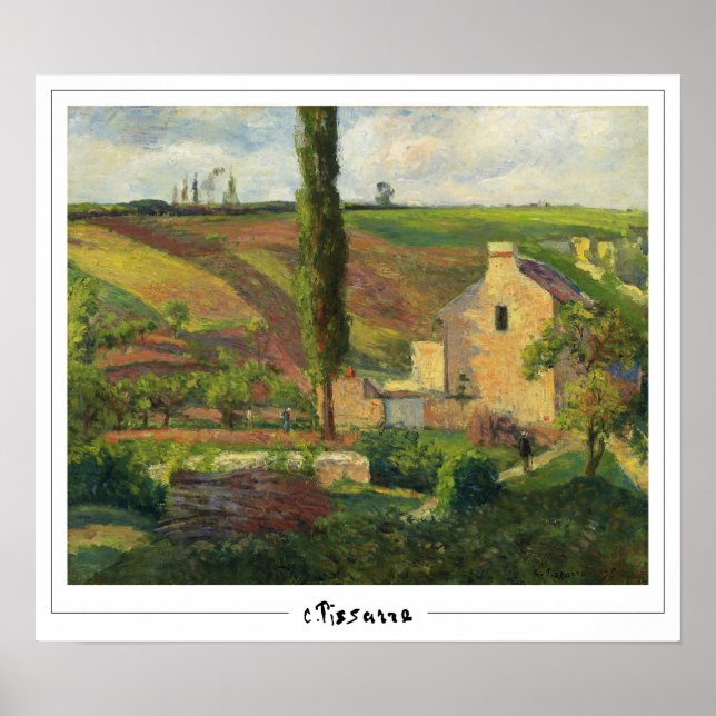 Affiche d'art Camille Pissarro Zedign #521-2 (Devant)